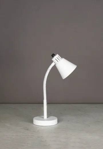 Adjustable White Desk Lamp