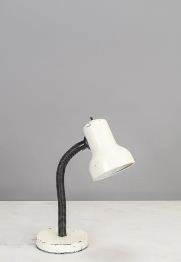 White & Black Adjustable Desk Lamp
