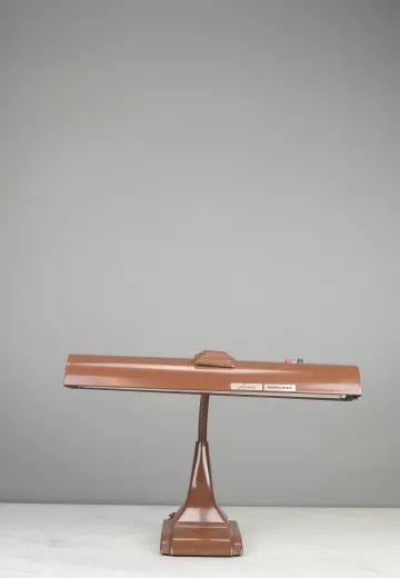 Brown Fluorecent Adjustable Desk Lamp