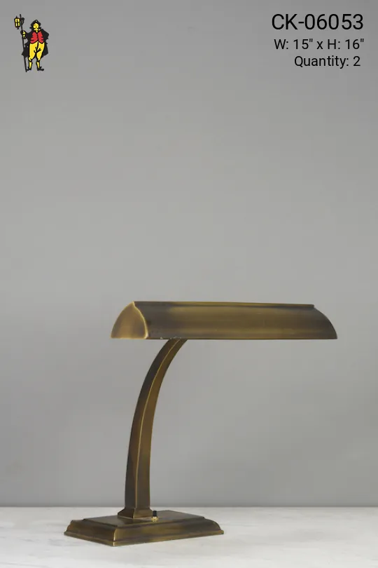 Brushed Brass Desk Lamp