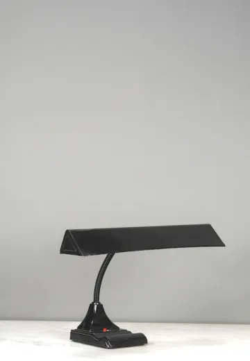 Black Fluorecent Adjustable Desk Lamp