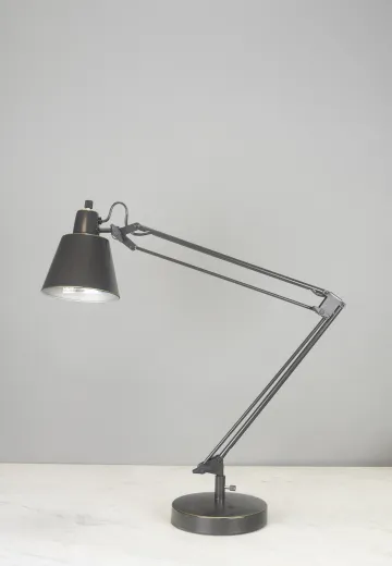 Adjustable Bronze Desk Lamp