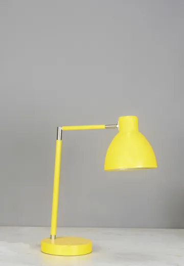 Yellow Mid Century Task Lamp