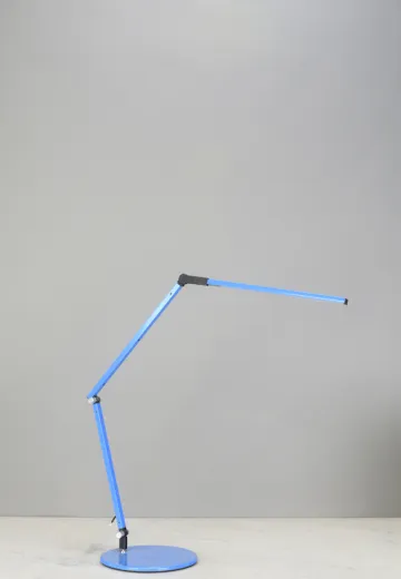 Blue Modern LED Adjustable Desk Lamp