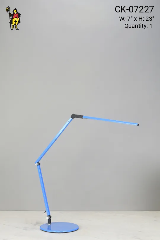 Blue Modern LED Adjustable Desk Lamp