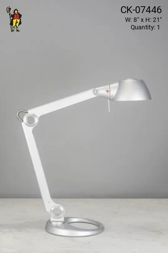 Post Modern Silver Table Lamp