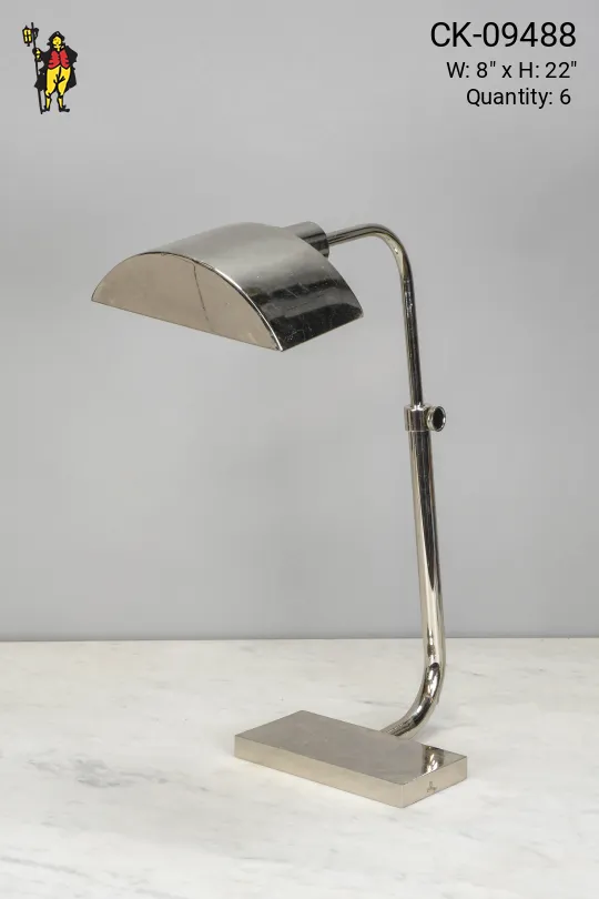 Chrome Modern Desk Lamp