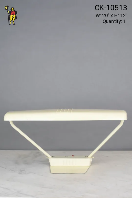 Off White Fluorescent Desk Lamp