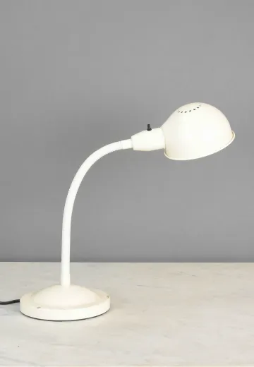 White Gooseneck Desk Lamp