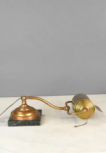 Marble Based Brass Piano Light