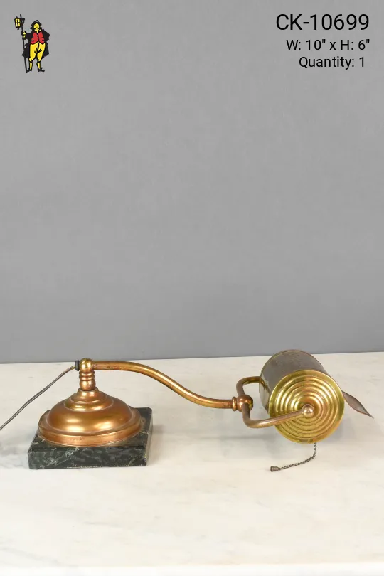 Marble Based Brass Piano Light