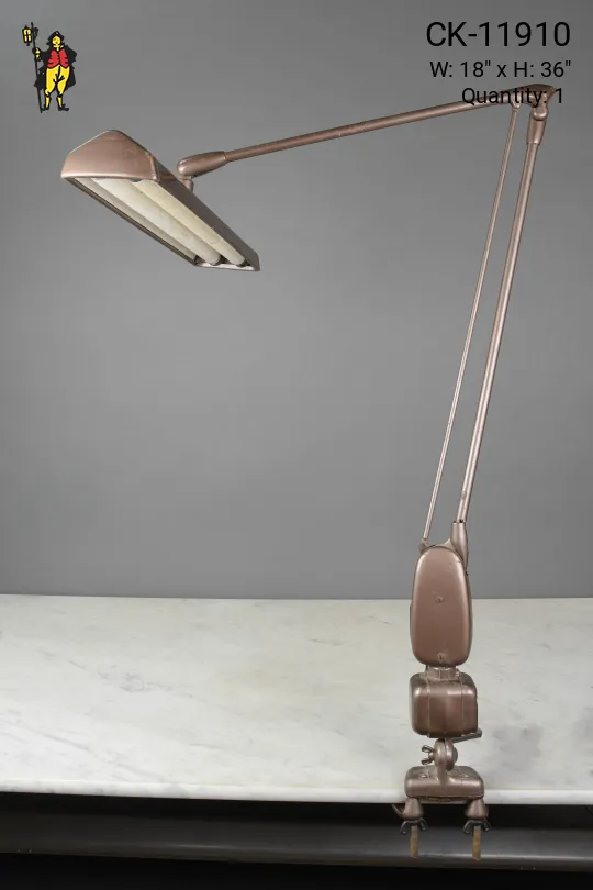 Clamp-On Industrial Desk Lamp