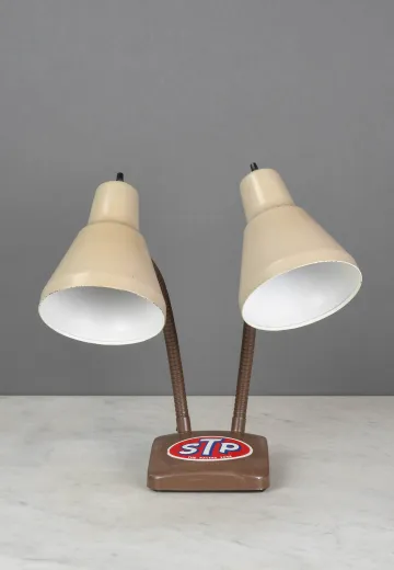 STP Racing Two Light Gooseneck Desk Lamp