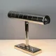 Modern Art Deco Style Polished Nickel Desk Lamp #1