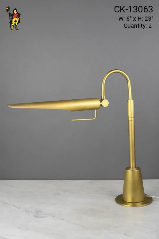 Modern Brass Task Lamp