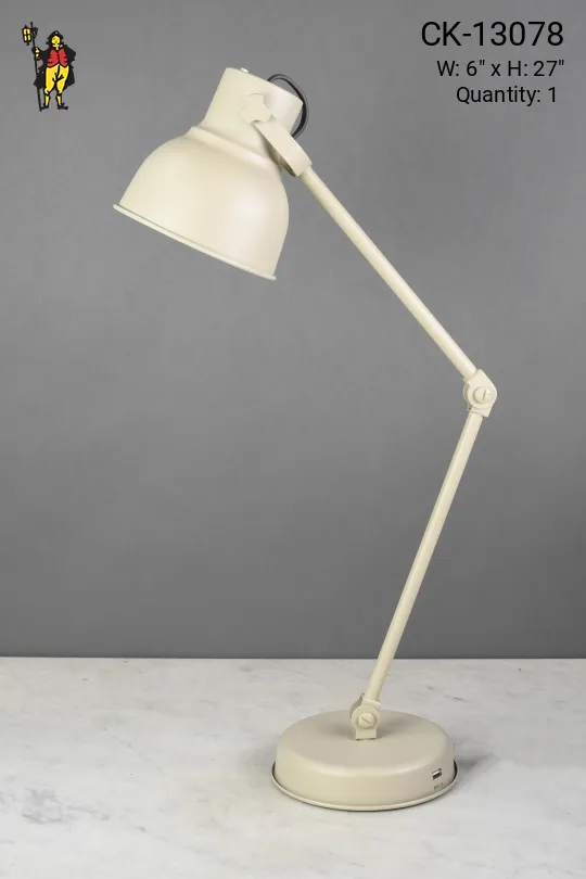 Off White Architect Desk Lamp