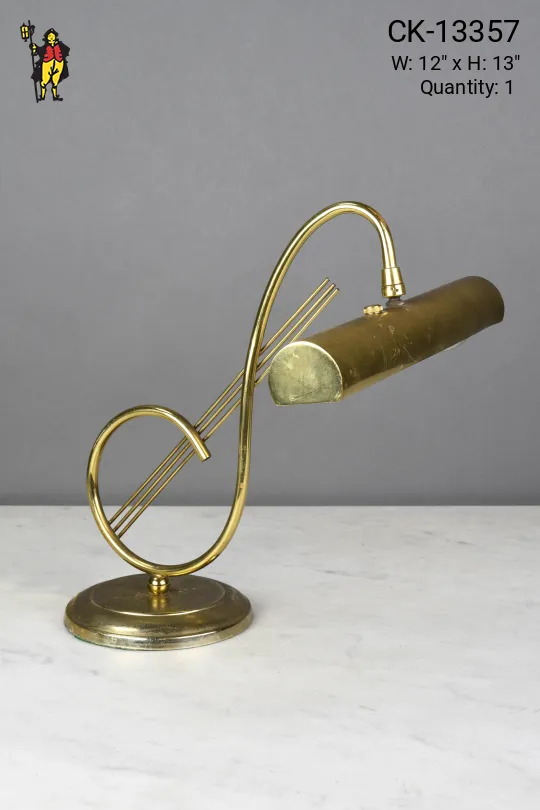 Musical Note Brass Piano Light