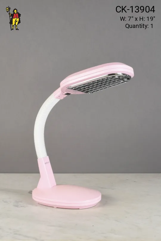 Pink Gooseneck Desk Lamp