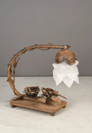 Floral Vintage Desk Lamp