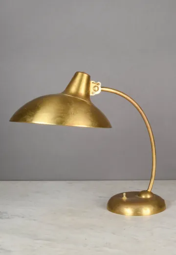 Brass Shaded Desk Lamp