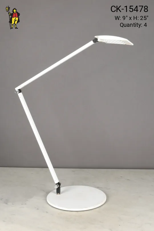*LED* White Adjustable Desk Lamp