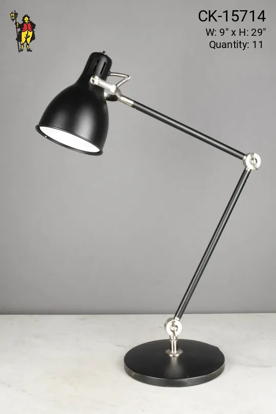 Black Adjustable Desk Lamp