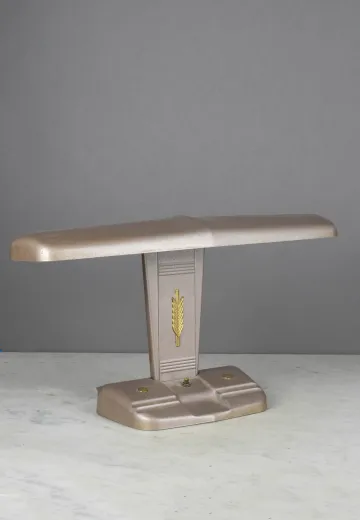 Metal Desk Lamp w/Brass Accents