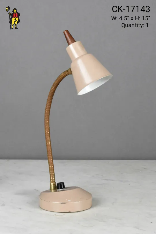 Small Mid Century Gooseneck Desk Lamp