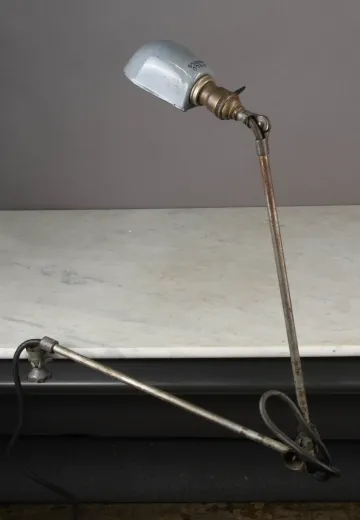 Metal Vertically Clamped Adjustable Desk Lamp