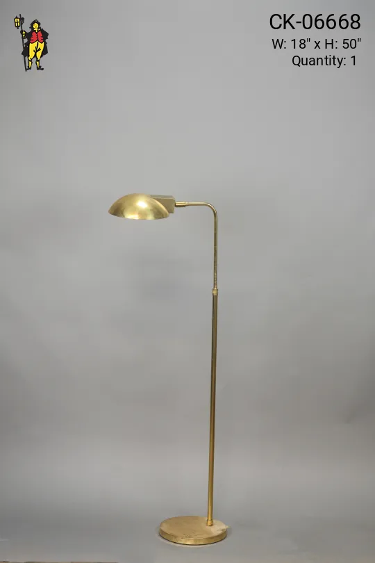 Standing Adjustable Brass Pharmacy Floor Lamp