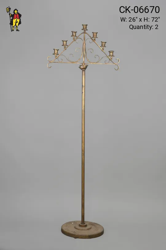 NonElectrified Standing Candelabra