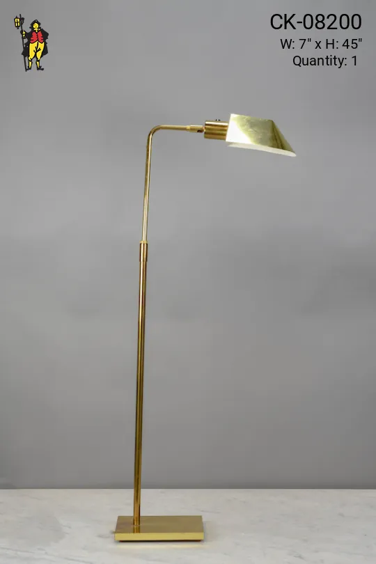 Brass Reading Floor Lamp
