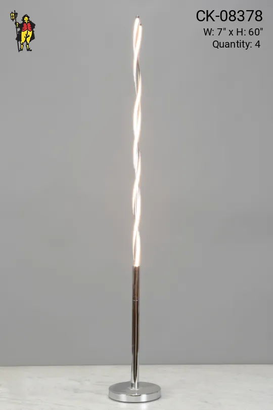Contemporary Candy Cane *LED* Floor Lamp