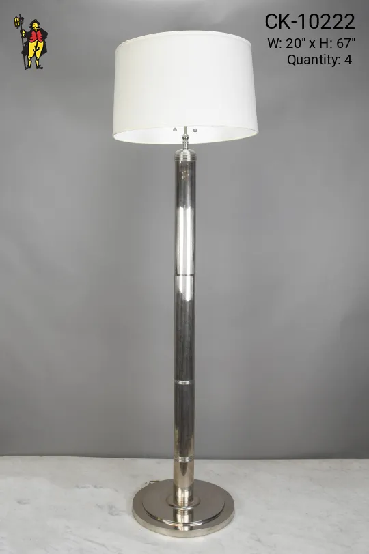 Modern Chrome Floor Lamp