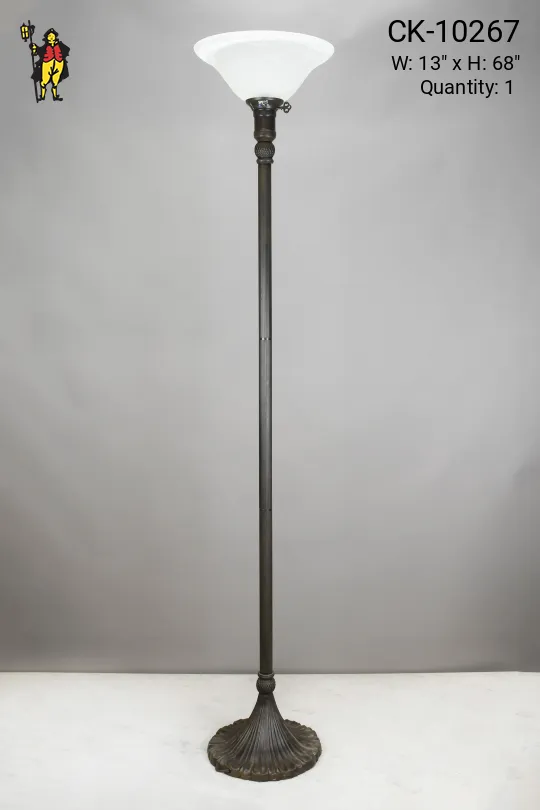 Black Iron Torchiere