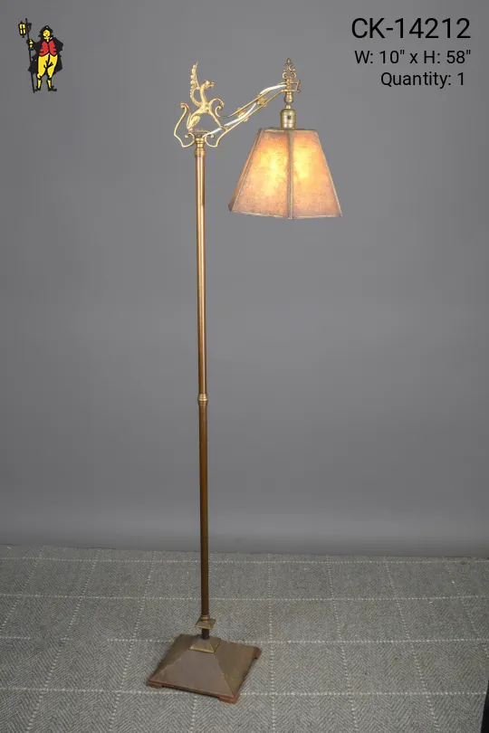 Mica Shaded Bridge Floor Lamp