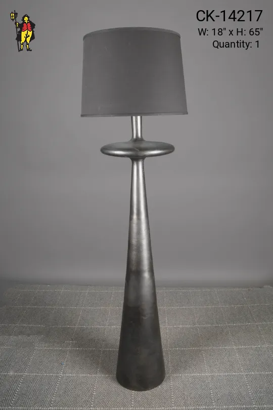 Black Oversize Metal Floor Lamp