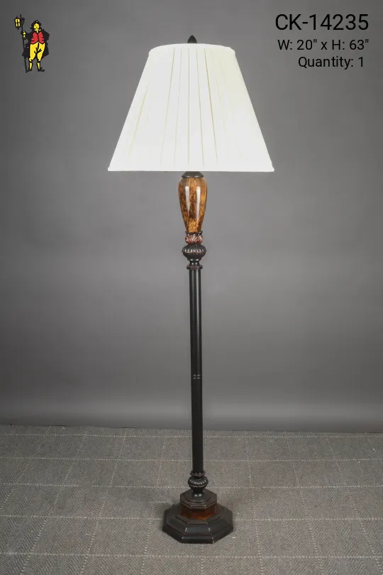 Simple Bronze Floor Lamp