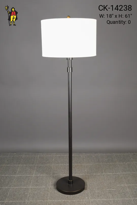 Simple Bronze Floor Lamp