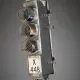 Metal Subway/Train Signal w/Caged Lights #0