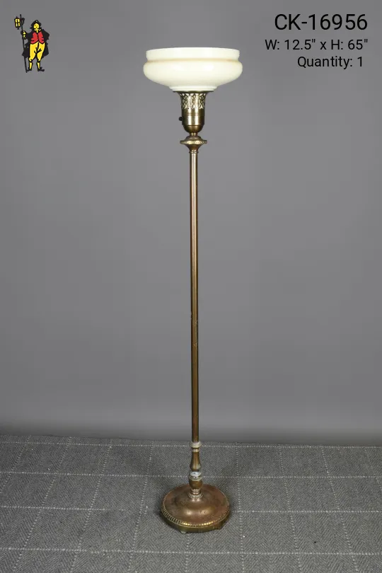 Antique Brass Torchiere