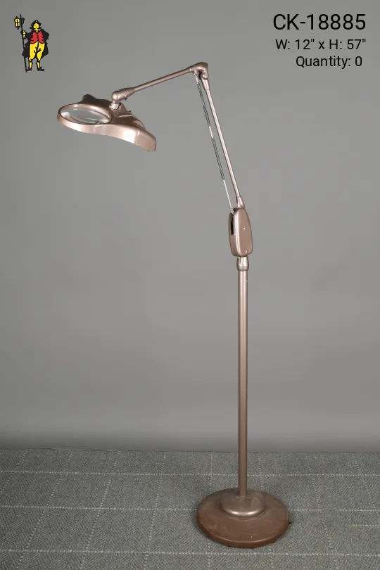 Adjustable Magnifying Glass Fluorescent Floor Lamp