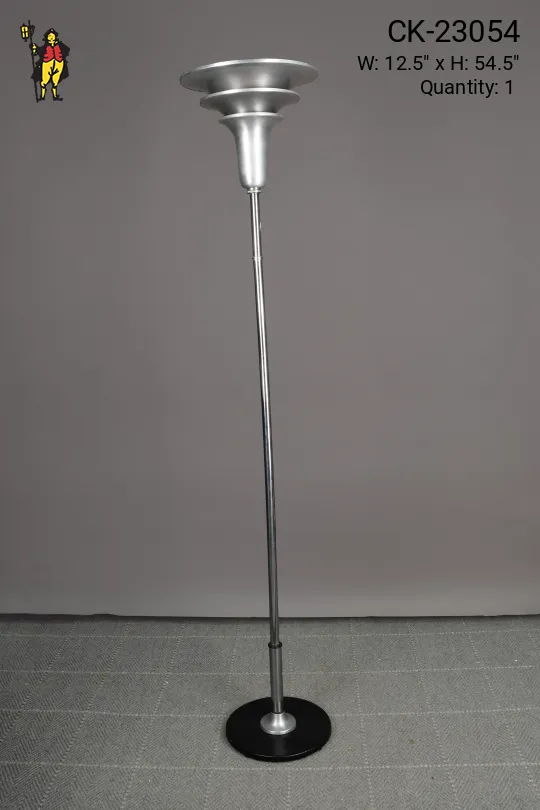 Art Deco Nickel Torchiere