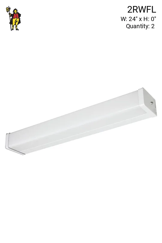 2' Rounded Rectangular Wall Fluorescent