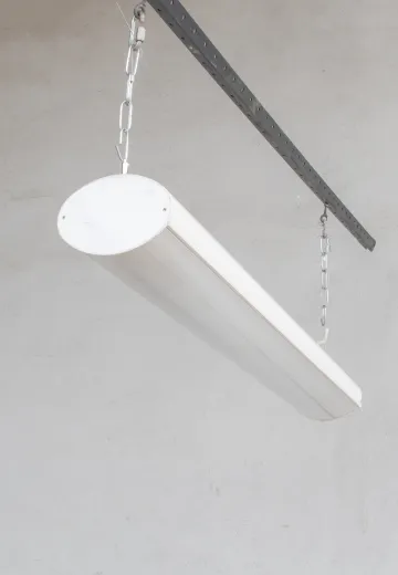 4' Contemporary Two Bulb w/Prismatic  Lens
