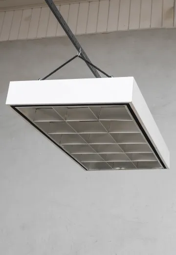 4' Flush Mount Box Fluorescent Fixture