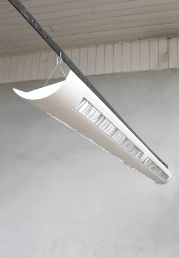 8' Four Bulb Modern Fluorescent Fixture
