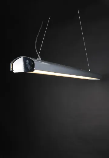 4' Modern Gray Fluorescent