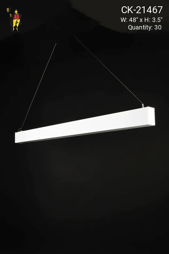 48" Up & Down Light Led Linear Hanging Fixture (Dimmable)