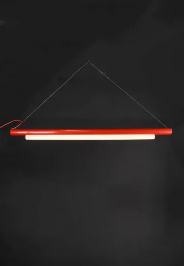 49" Modern Red *LED* Linear Hanging Fixture